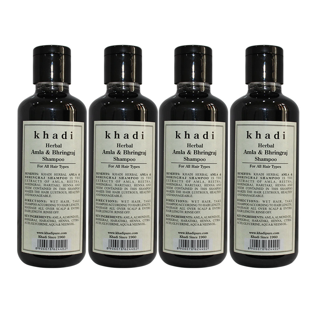 Khadi Herbal Amla And Bhringraj Shampoo