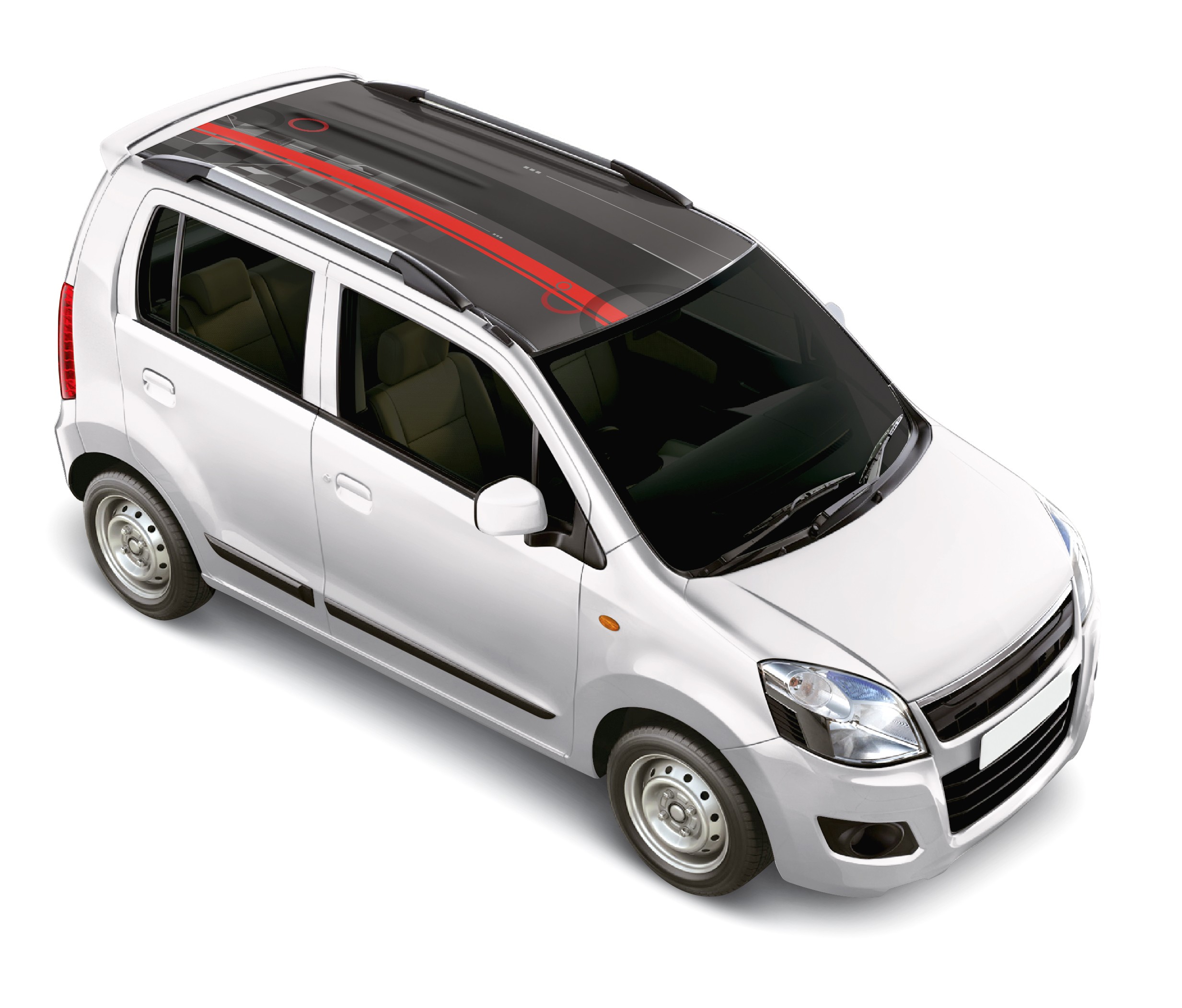 Buy Autographix Maruti WagonR Car Roof Wrap - Checkmate (58 inch x 96 ...