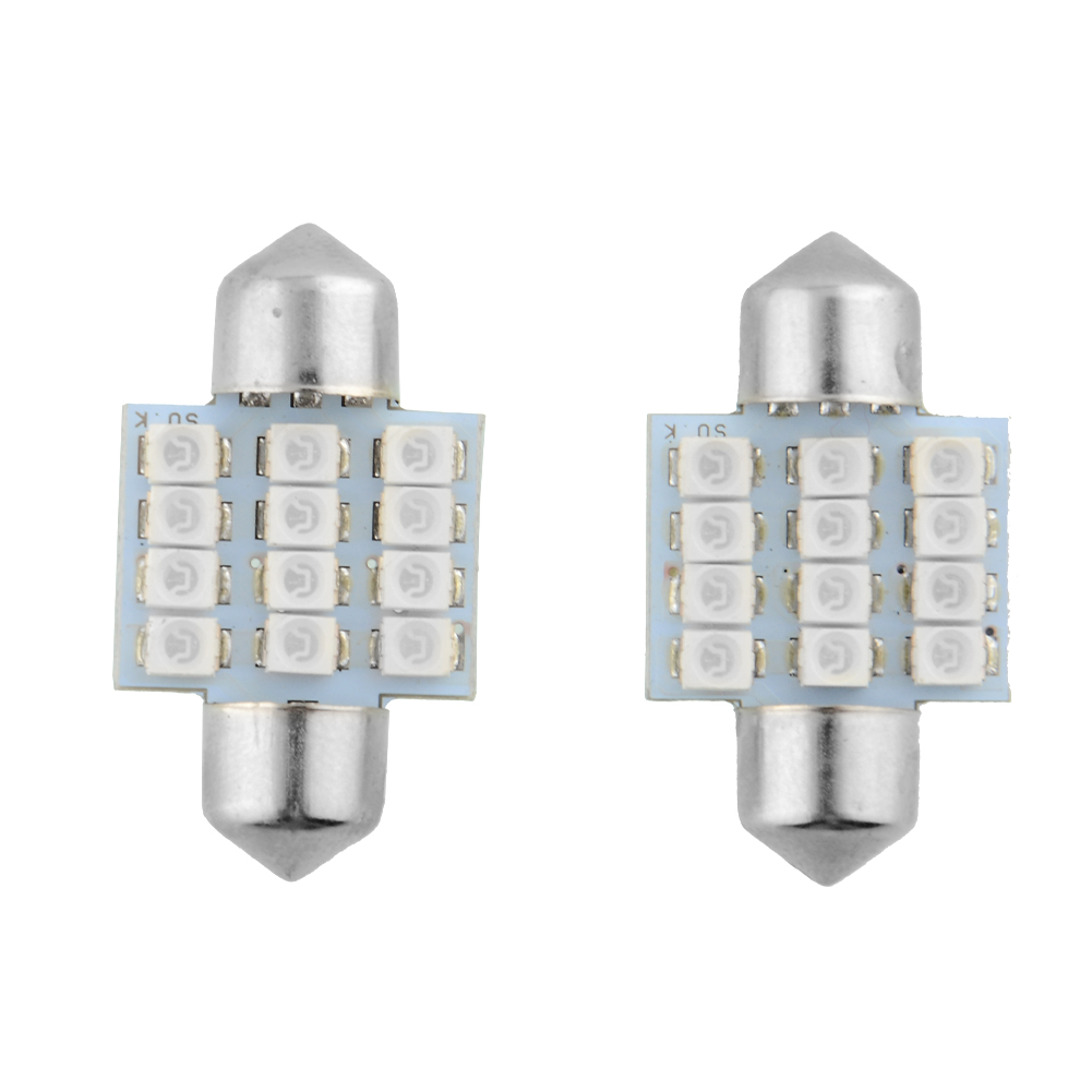 BLUE 16 SMD LED Interior Car Roof dome Light swift dzire hundai maruti