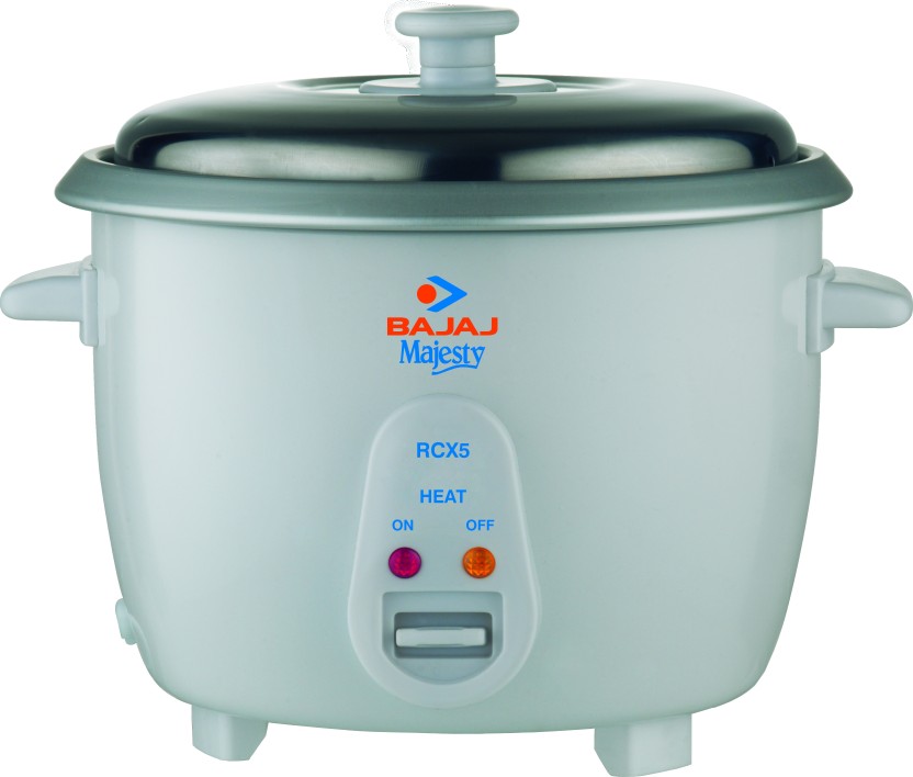 Buy Bajaj Majesty RCX 5 Electric Rice Cooker (1.8 L, White) Online