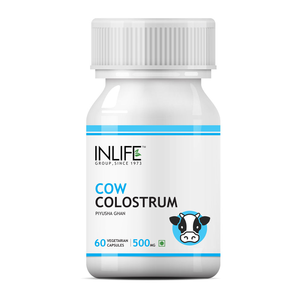 Buy INLIFE Cow Colostrum Supplement, 500mg (60 Vegetarian Capsules) Online ₹446 from ShopClues
