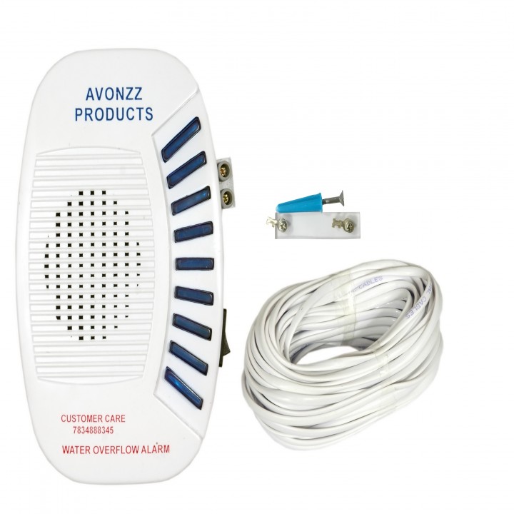 Buy AVONZZ Water Tank OverFlow AlarmDC with 15 METER WIRE , SENSOR