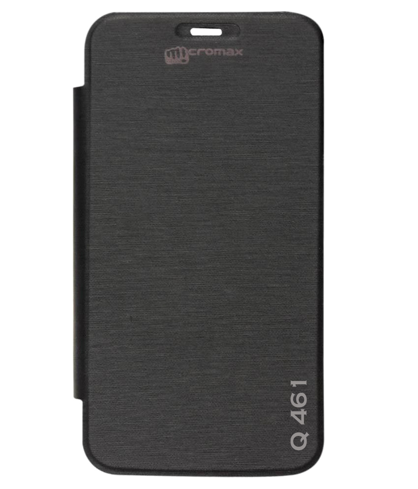 Buy MICROMAX CANVAS JUICE 4G Q461 HIGH PREMIUM QUALITY BLACK FLIP COVER   101866607 RolltoneFlipCoverForMicromaxSDL8943478881a51821480936922 1497621394 