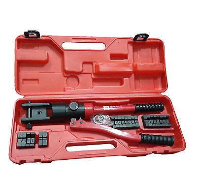 Buy 16 Ton Quick Hydraulic Crimper Cable Plier Crimping Tool Kit 16 ...