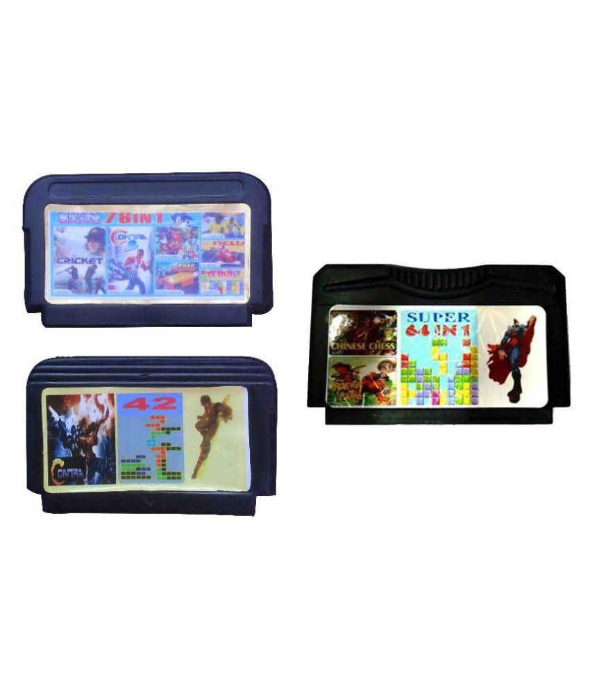 Buy PTCMART 8 bit video games cassette Gaming Accessory Kit Online