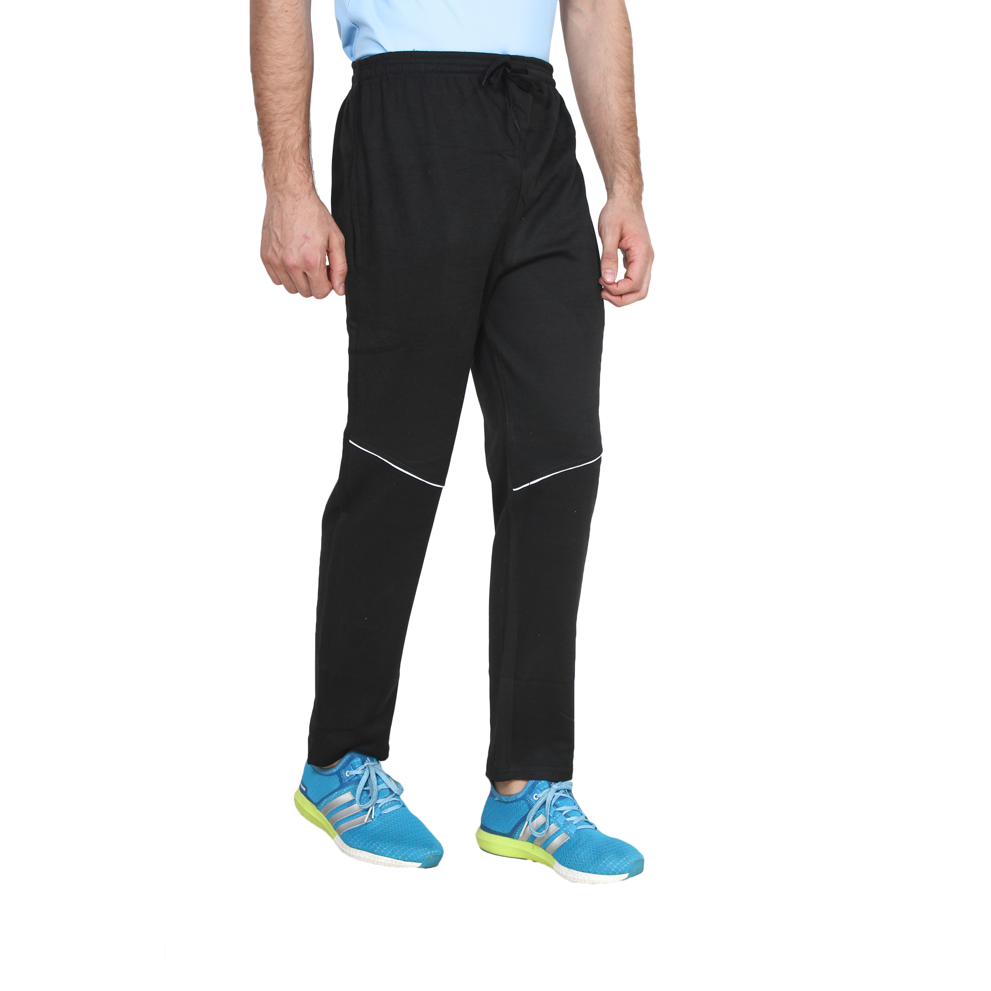 Buy Swaggy Solid Men's Black Track Pants Online @ ₹499 from ShopClues