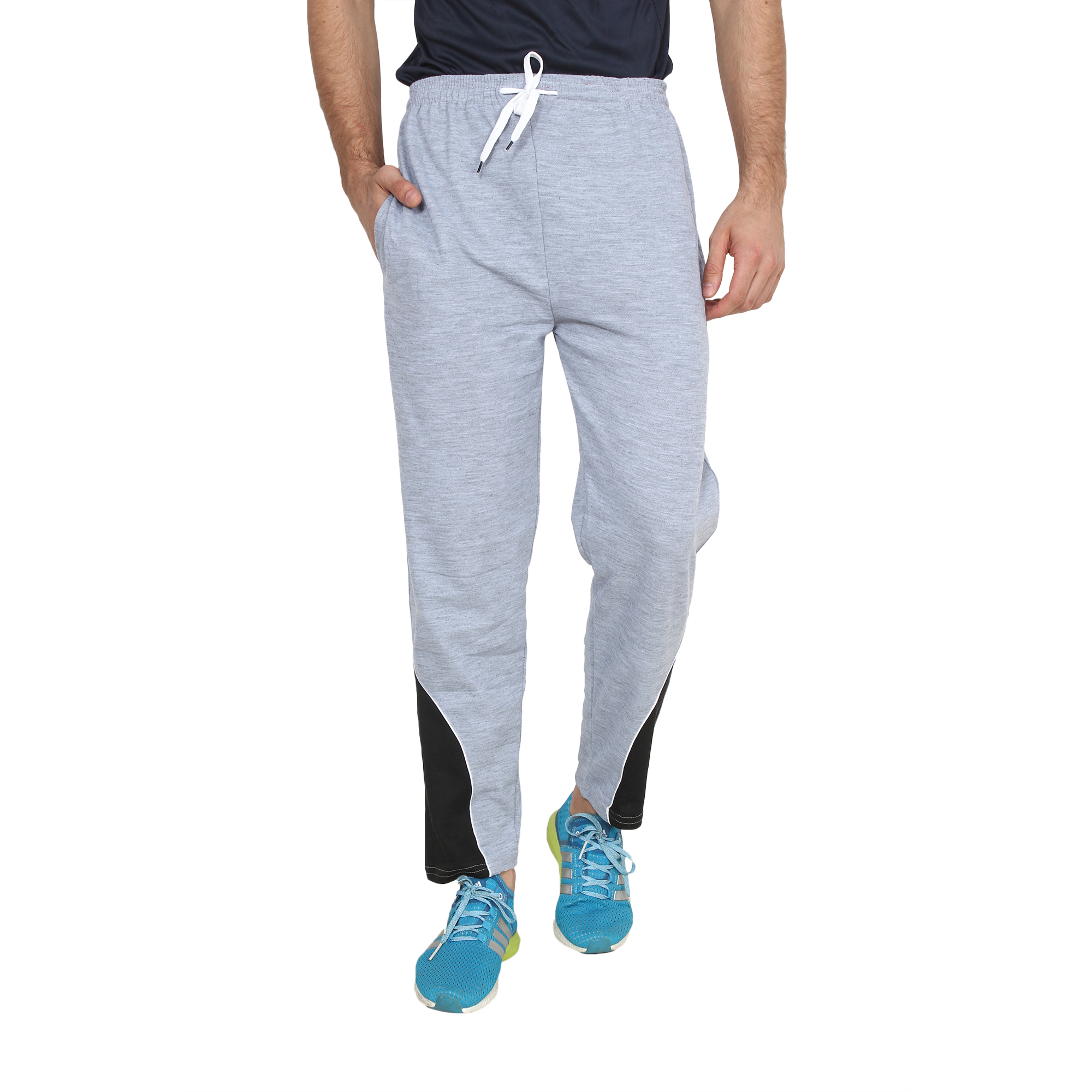 Buy Swaggy Solid Men's Grey Track Pants Online @ ₹499 from ShopClues
