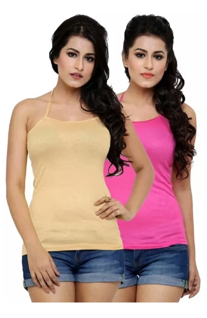 Buy Bm Fashion Pack Of 2 Camisole Model Bd ( Color May Very ) Online ...