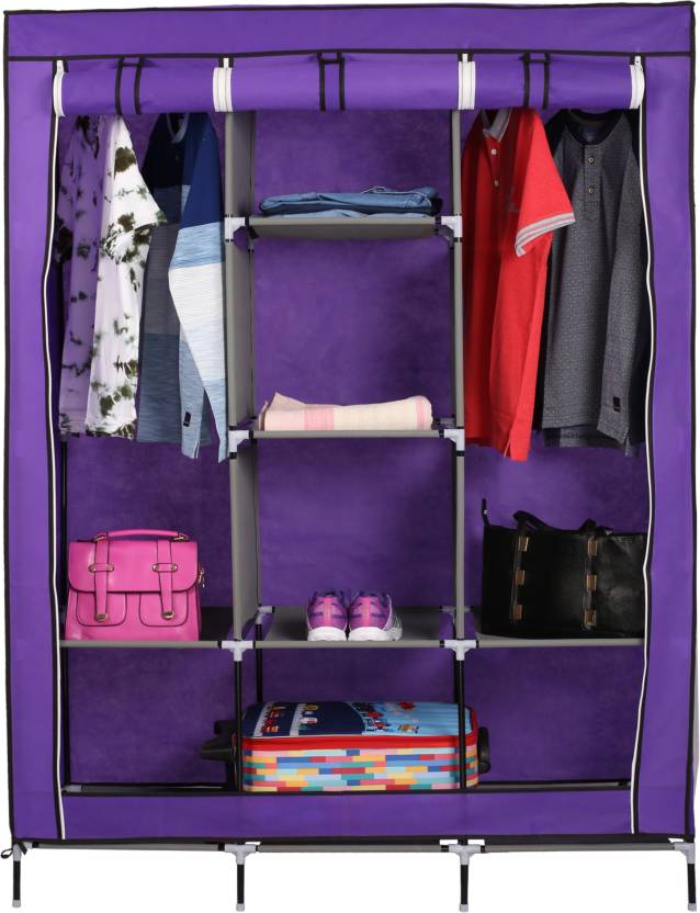 Buy Fancy Portable Fabric Collapsible Foldable Clothes Closet Wardrobe