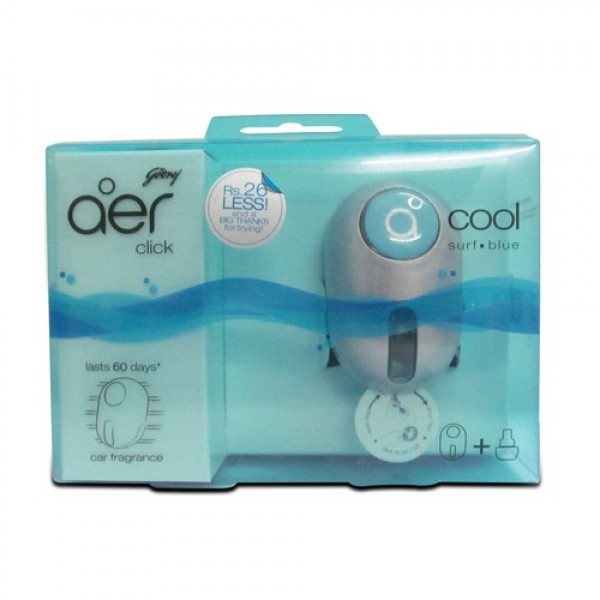 Godrej Aer cool surf blue FragrantClick Air freshener for CarBuy Car