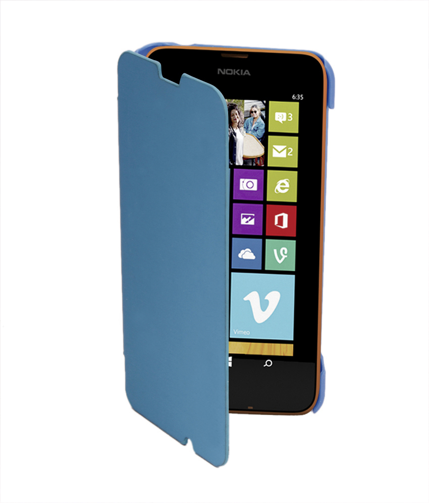 Koloredge Flip Cover For Nokia Lumia 630 - Blue In India - Shopclues Online