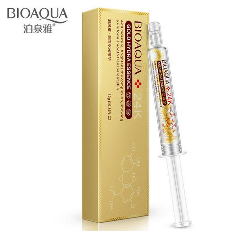 Buy Bioaqua 24K Gold Moisturzer Skin Whitening Serum Hyaluronic Acid ...