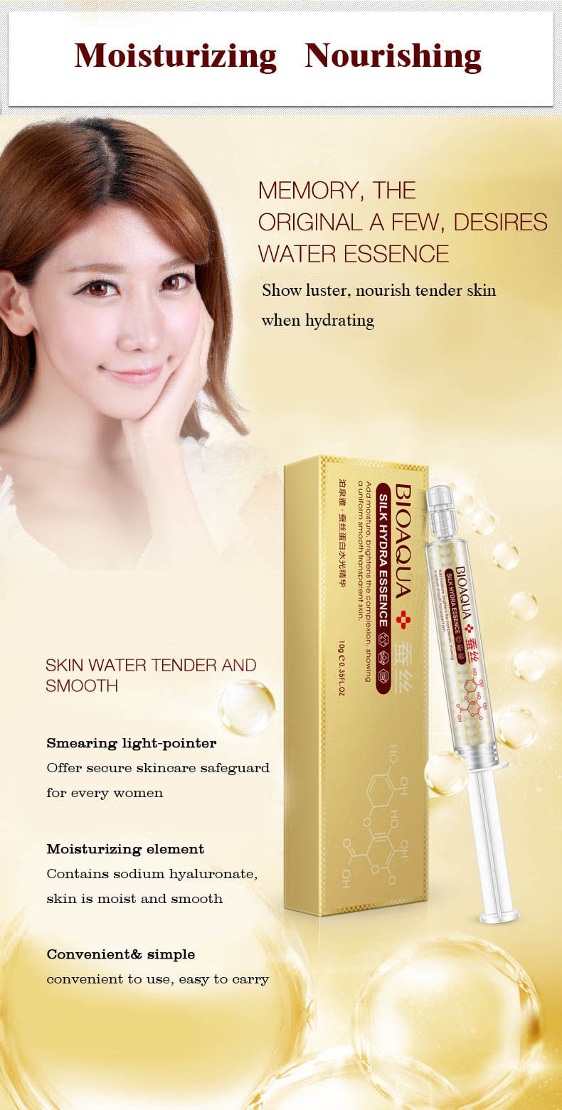 Buy Bioaqua 24K Gold Moisturzer Skin Whitening Serum Hyaluronic Acid ...