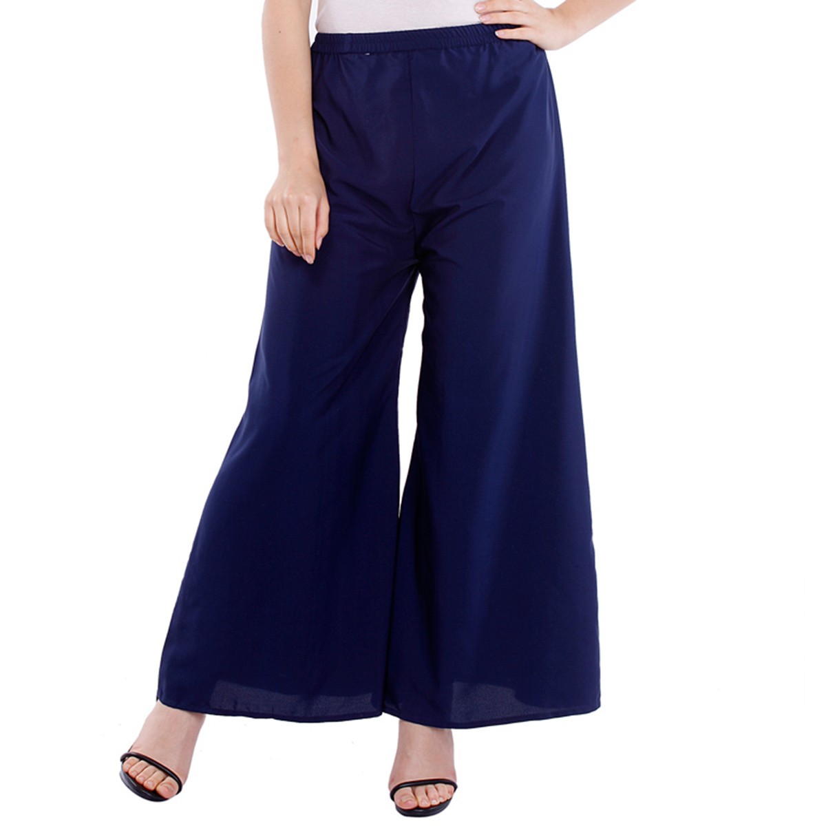 Buy Tahiro Blue Palazzo - Pack Of 1 Online @ ₹499 from ShopClues