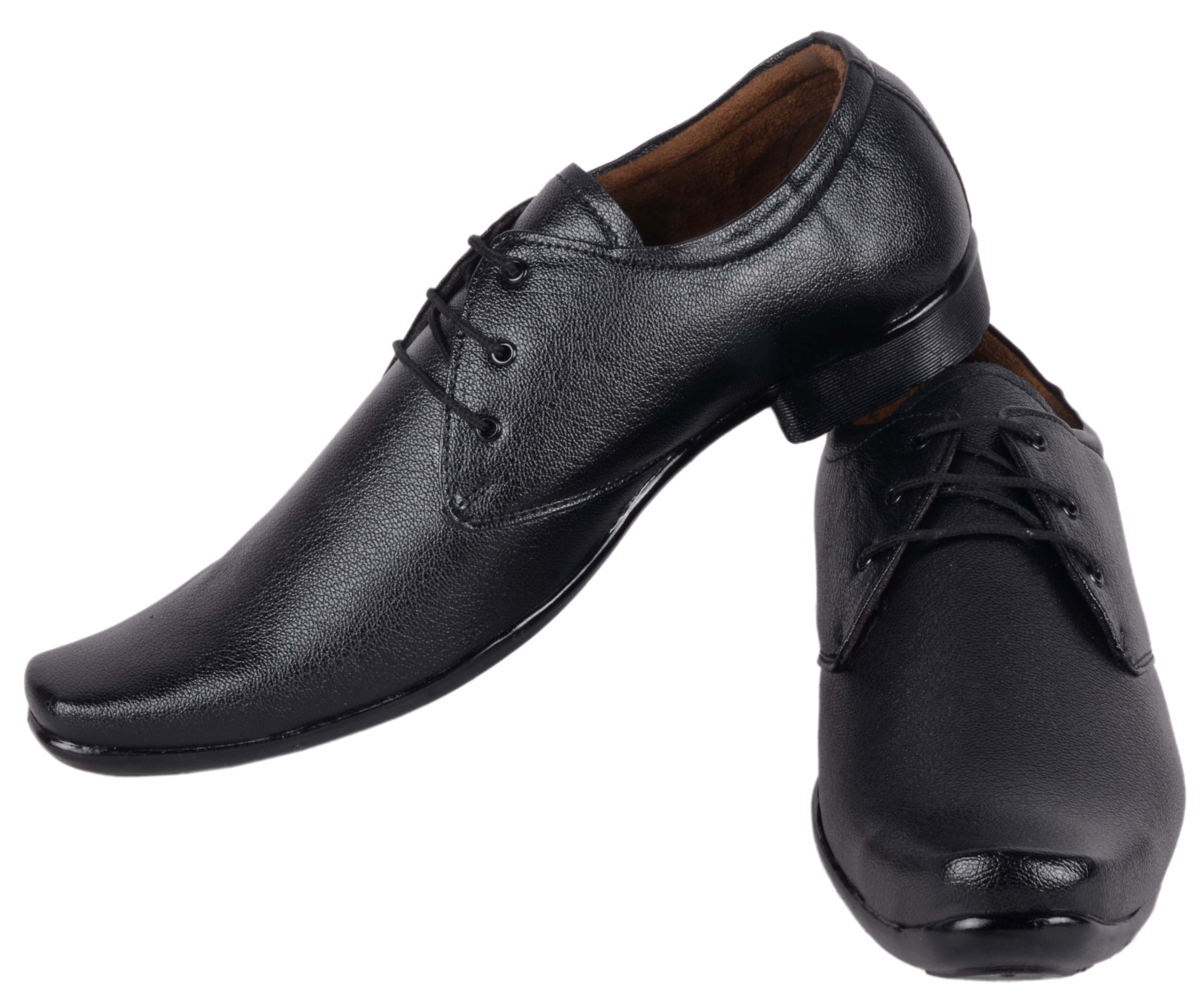 Buy Austrich Men's Black Formal Derby Shoes Online @ ₹599 from ShopClues
