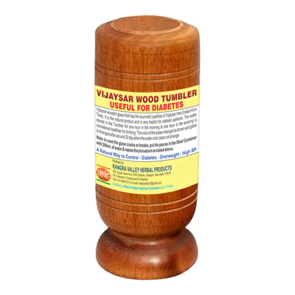 Buy Vijaysaar Wood Tumbler (Glass) Online ₹395 from ShopClues