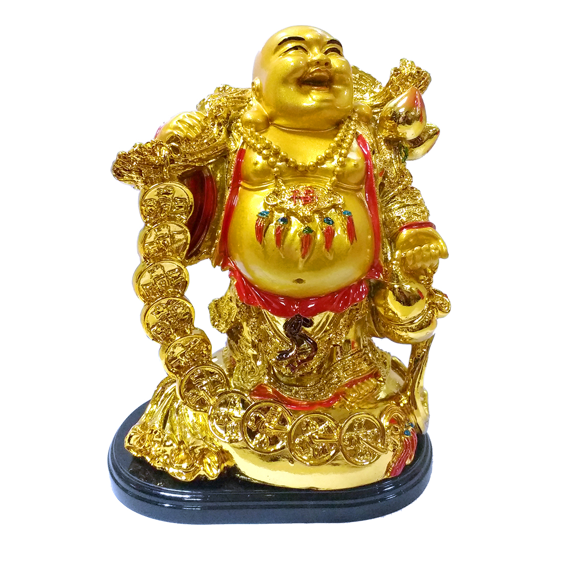 Buy only4you Feng Shui Wealth Coin Bag Happy Laughing Maitreya Buddha ...