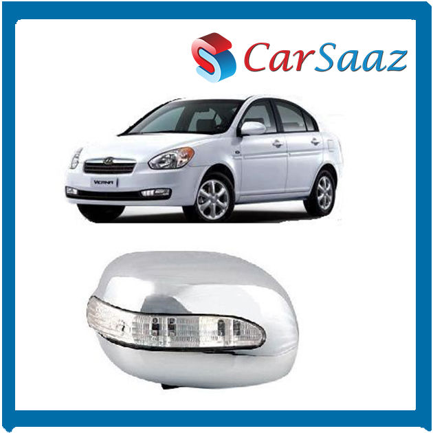 BLINKING MIRROR COVER CHROME For HYUNDAI VERNA OLD
