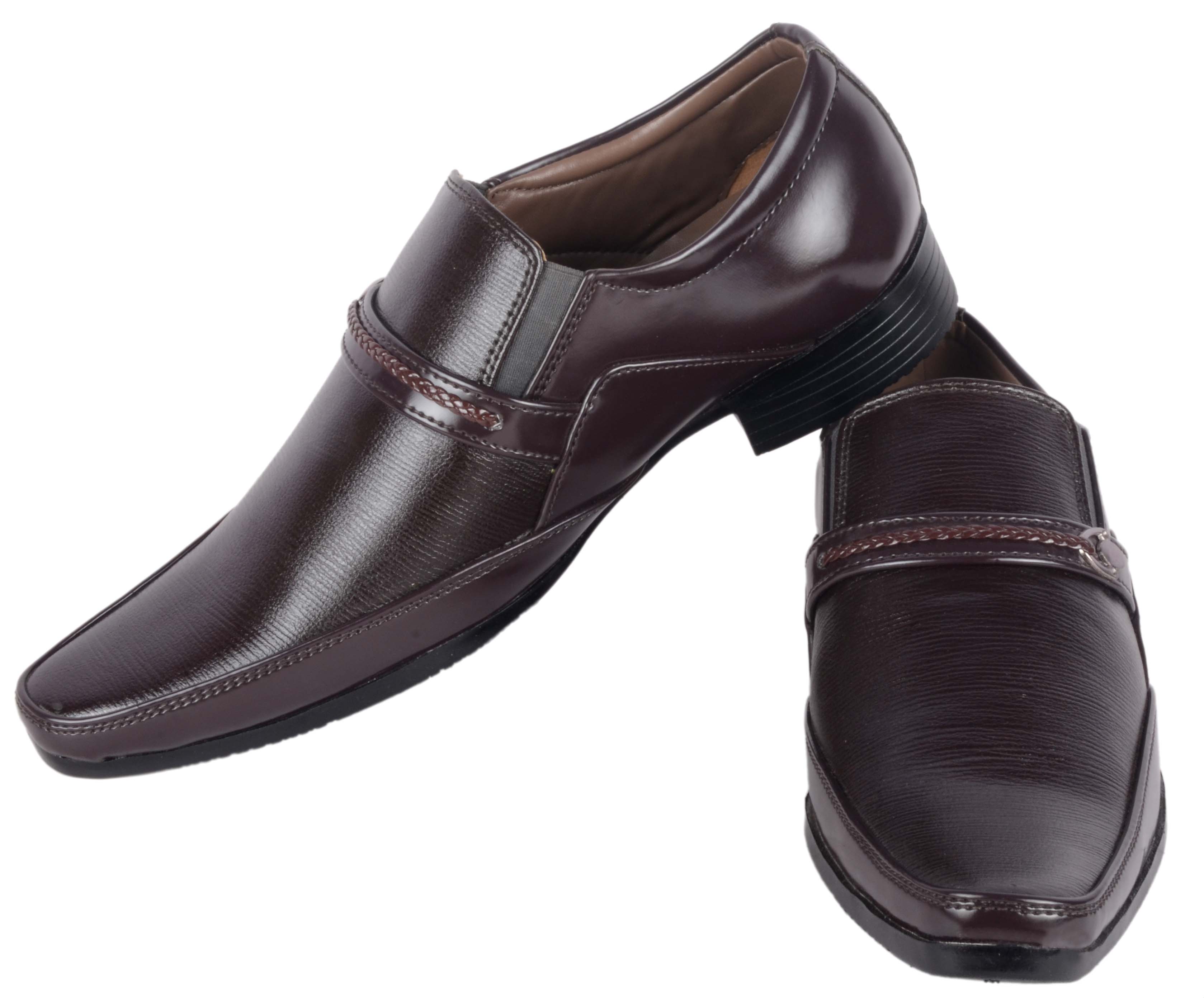 Buy Austrich Brown Formal Slip-on Shoes Online @ ₹569 from ShopClues