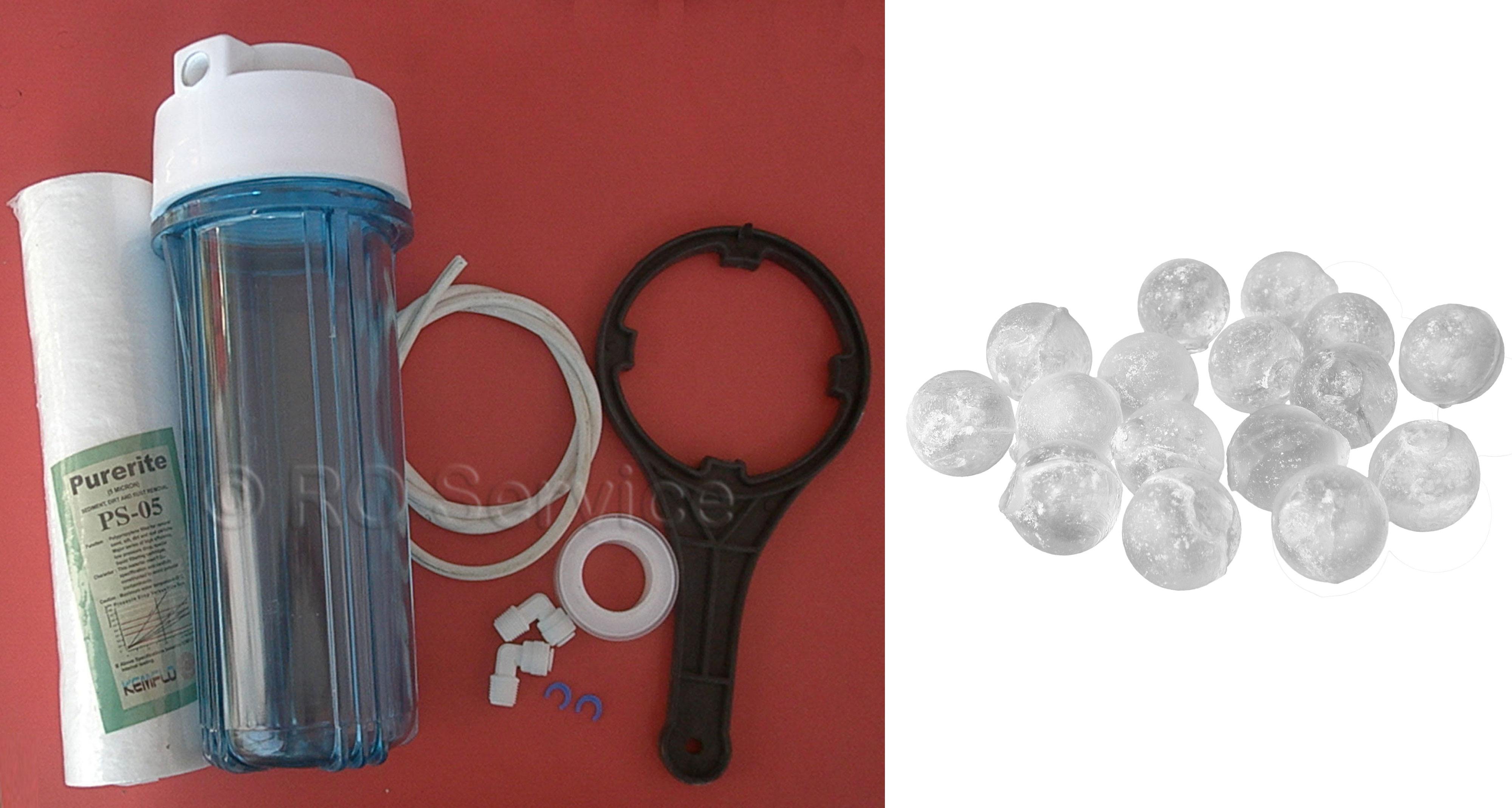 Shop Transparent PreFilter Complete Kit + Antiscalant Balls for Water