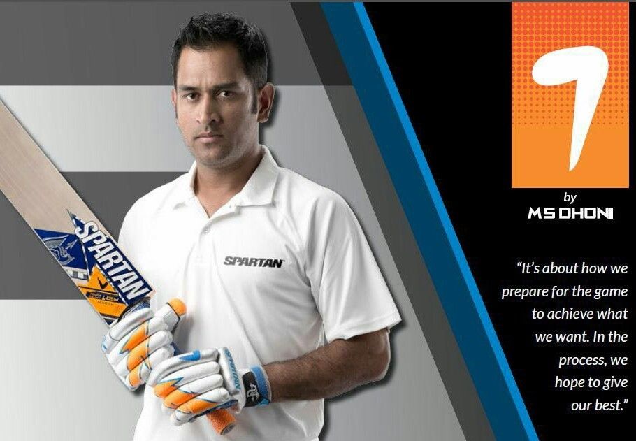 Buy SPARTAN MSD 7 LIMITED EDITION Cricket Bat Sticker with CHEVRON Grip ...