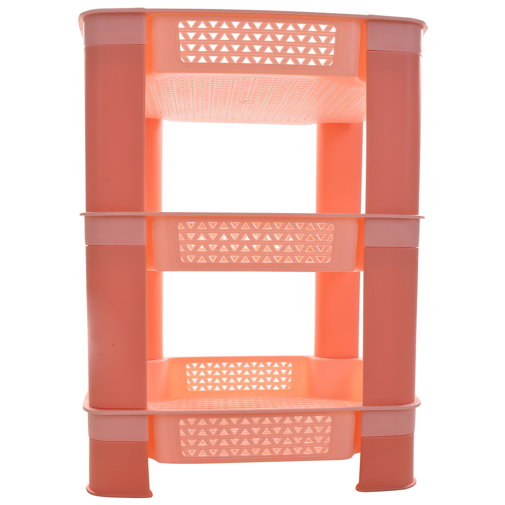 Adjustable Plastic Rack Buy TRUENOW Ventures Pvt. Ltd. Adjustable Plastic Multipurpose 3-Tier ...
