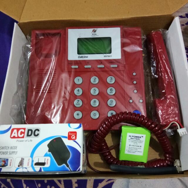 Buy BSNL BASED LANDLINE TELEPHONE FOR Home /Office(REFUNISHABLE) Online