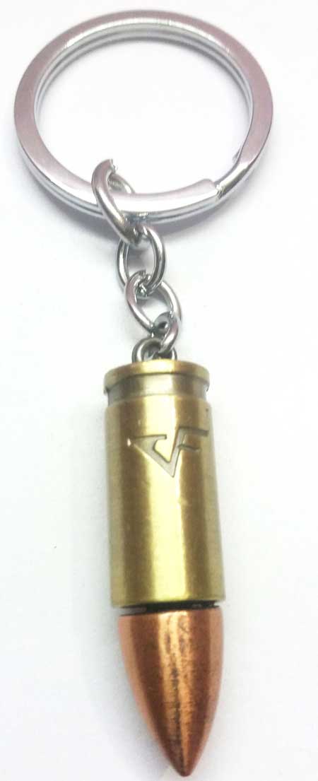 Buy Metal Key Ring Gun Bullet Key Chain A Online @ ₹159 from ShopClues
