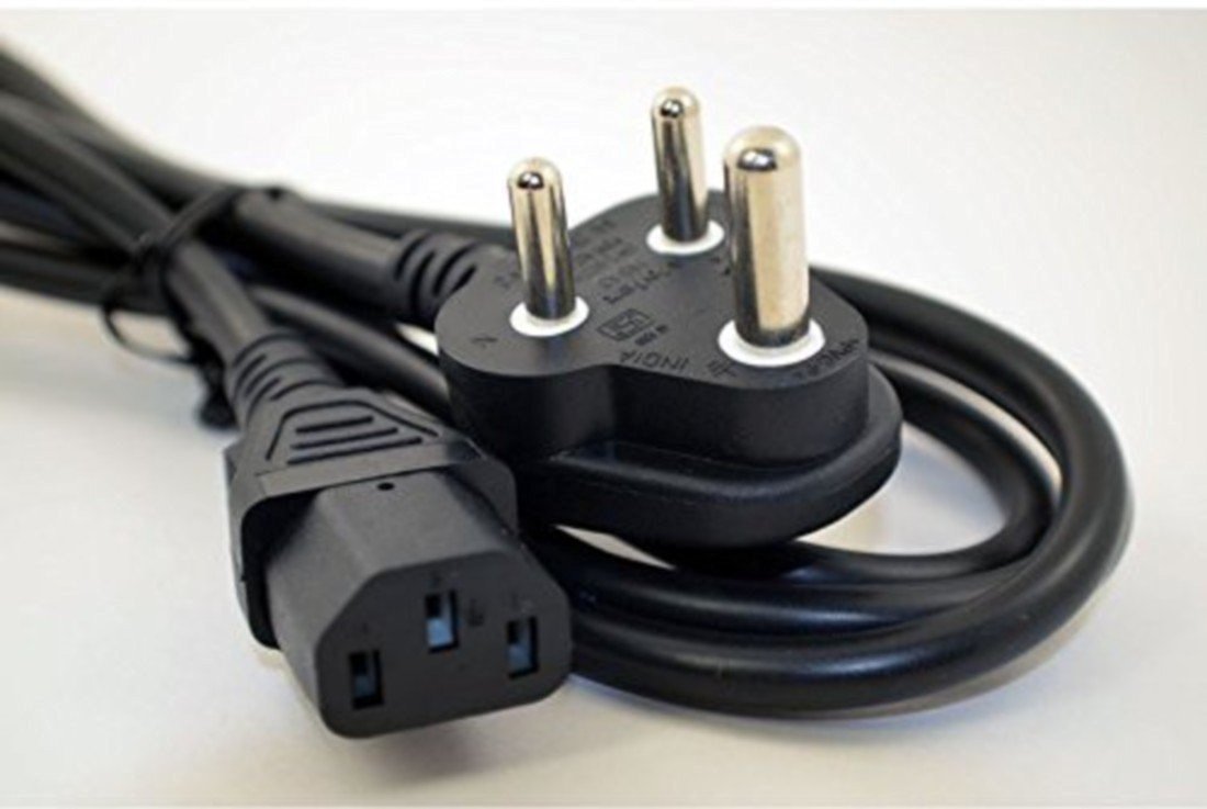 Computer / Printer / Desktop / Pc / Smps Power Cable Cord Black / Pc Cable 1.2 / 1.5 Meter
