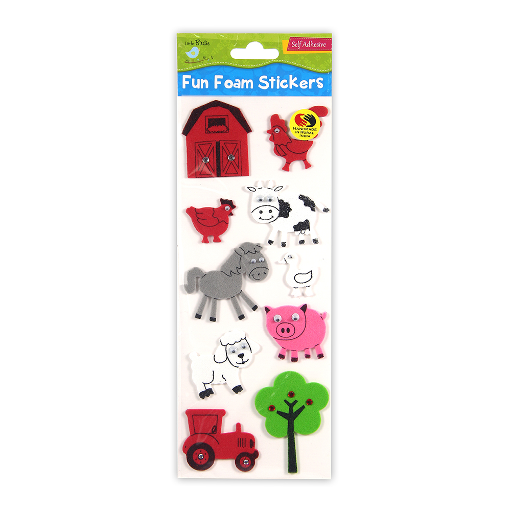 Buy Foam Stickers Farm Animals Online ₹209 from ShopClues