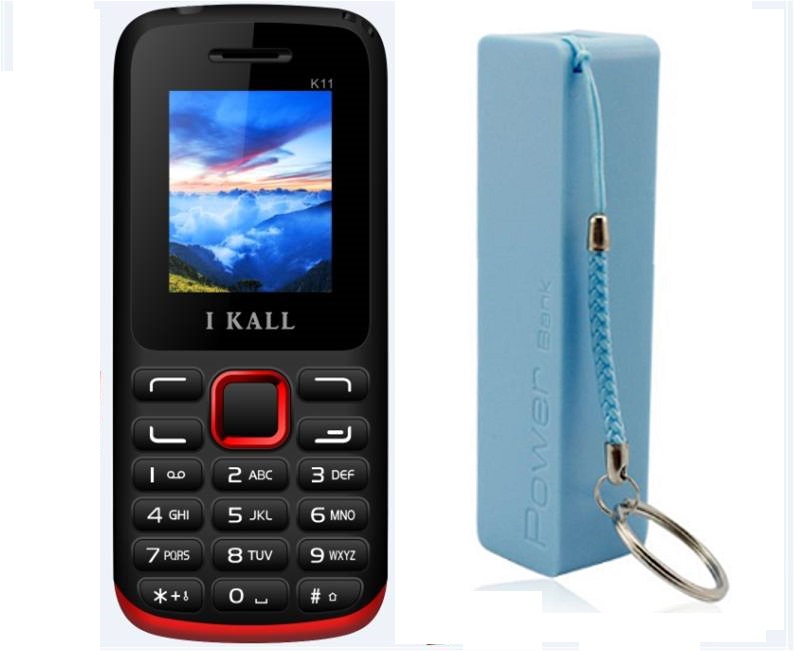 Buy IKall K11(1.8Inch,Dual Sim, 1000mAh Battery) Combo With 2600mAh ...