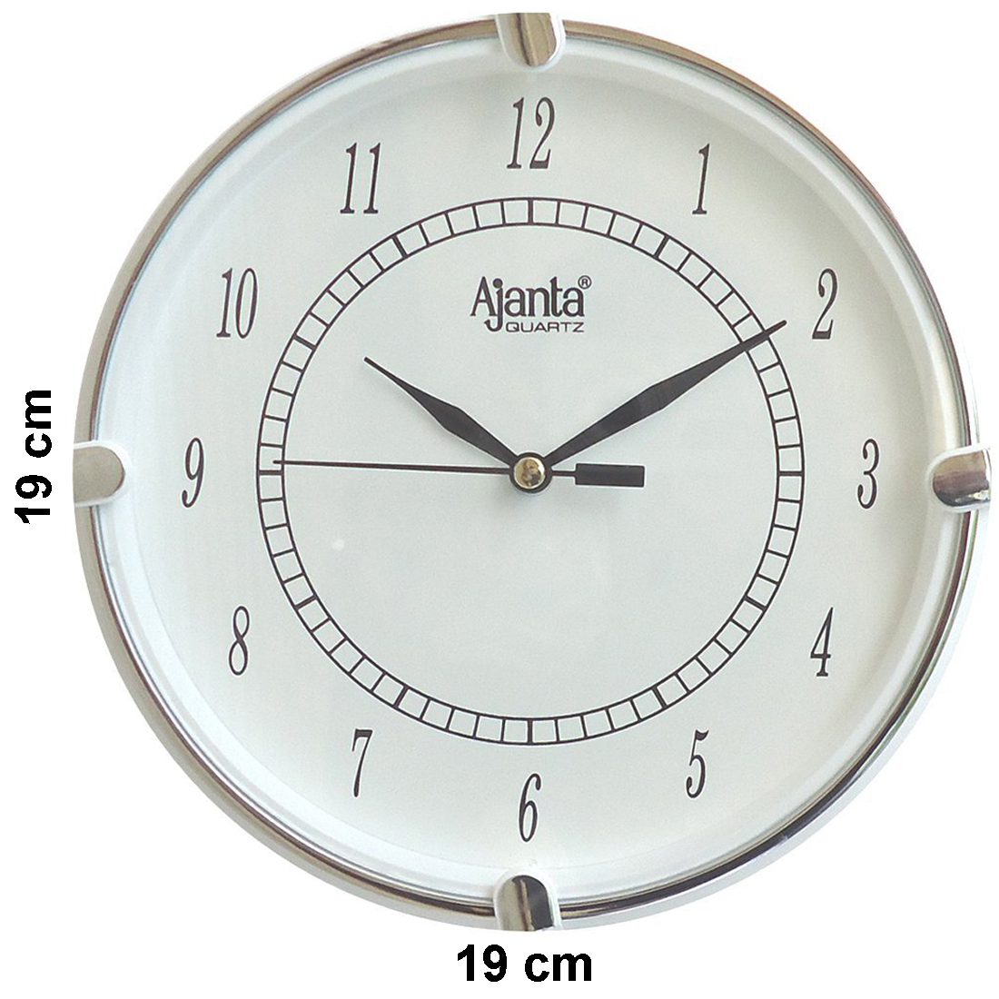 Buy Ajanta Full White Wall Clock 411w Online ₹495 from ShopClues