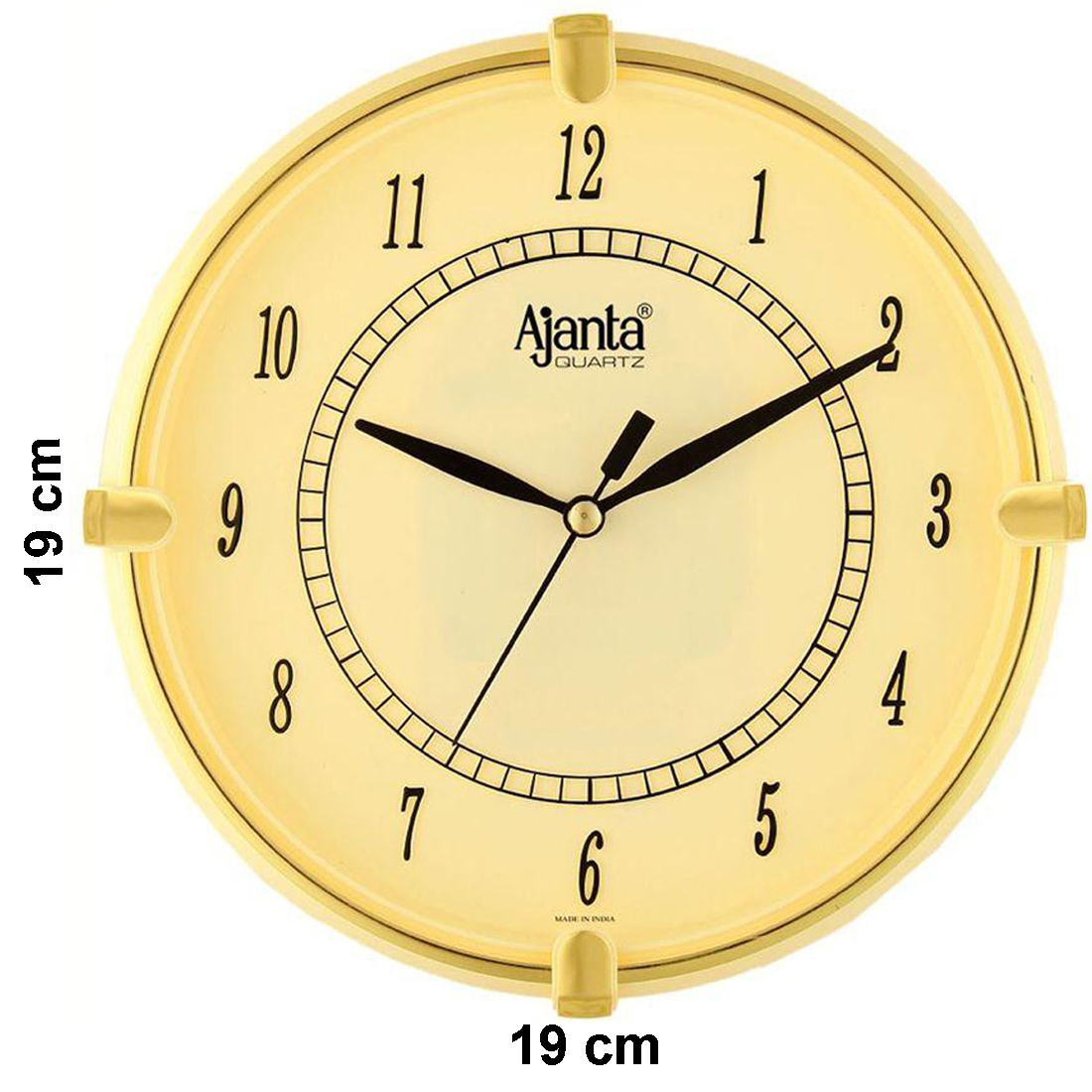 Buy Ajanta Ivory Wall Clock 411iv Online ₹495 from ShopClues