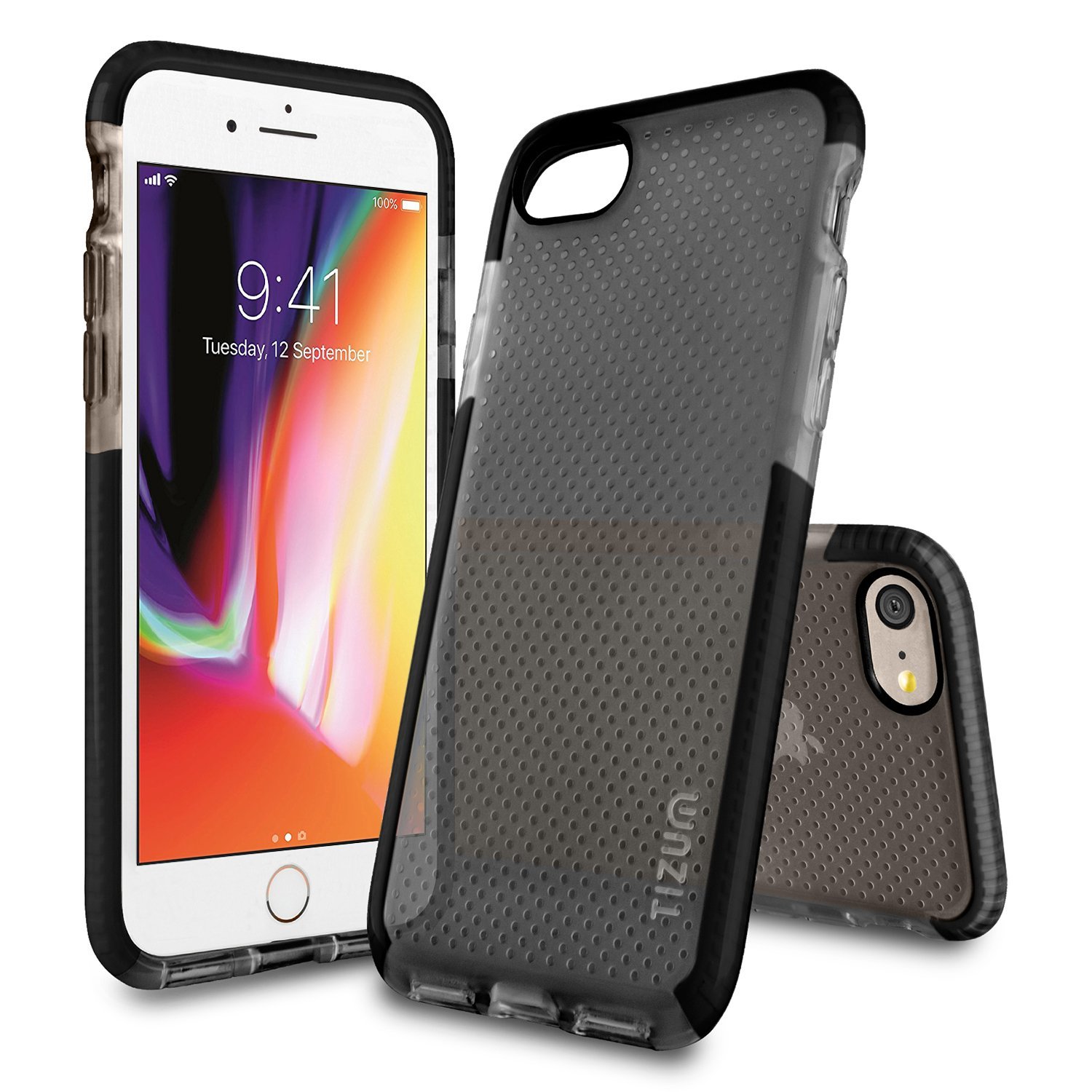 Buy TIZUM iPhone 8 Case Intelli Mesh Back Cover with Advanced Impact ...
