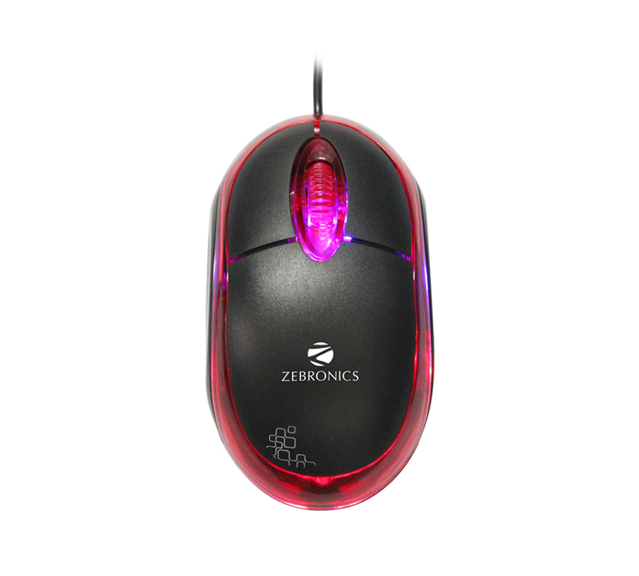 Buy Zebronics Optical Wired Mouse Neon Online ₹125 from ShopClues