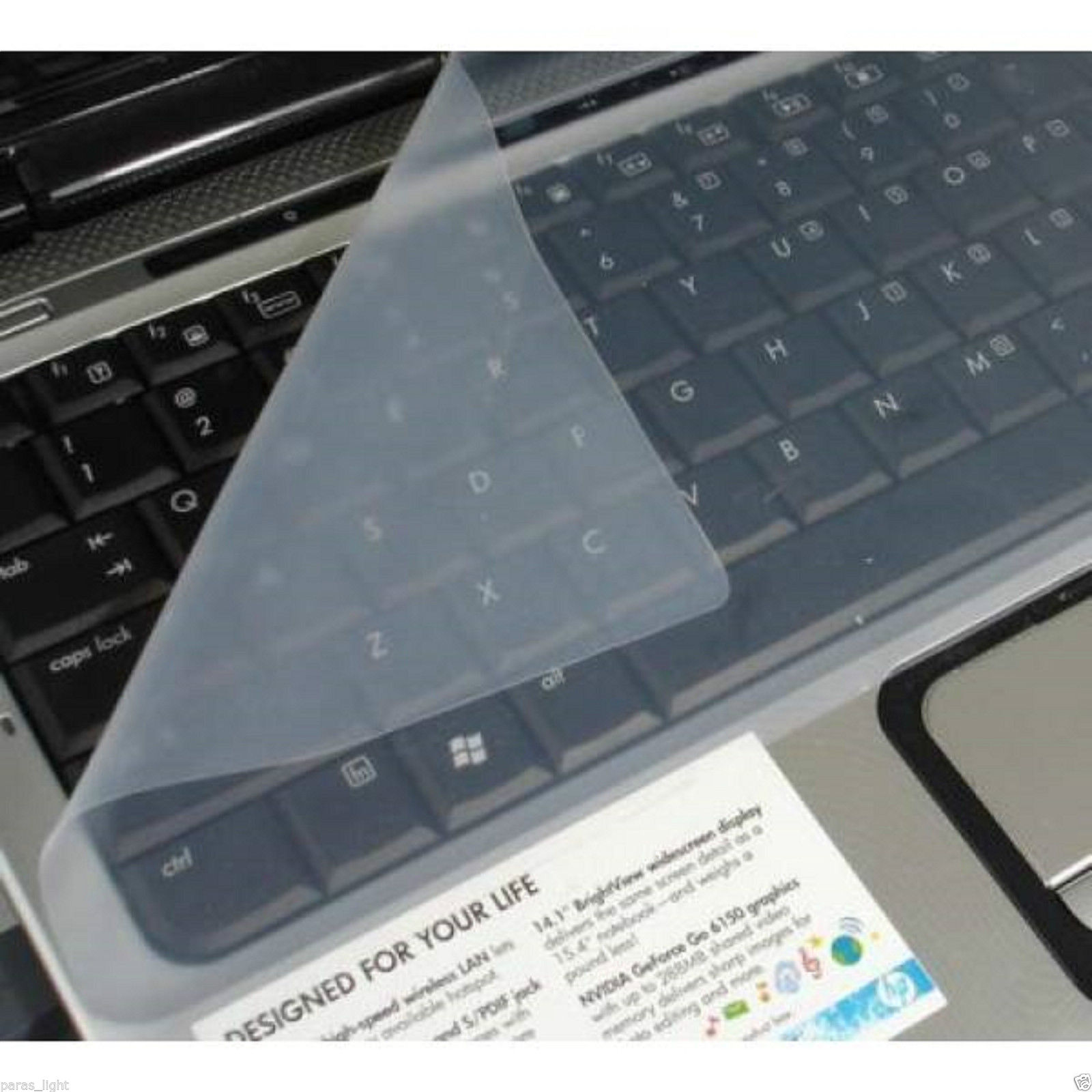 Buy Laptop keyboard Guard Protector Transparent Back Skin Online ₹249 from ShopClues