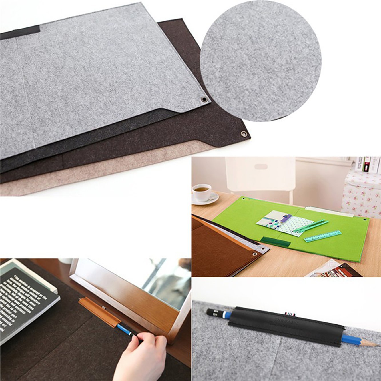 Buy Easydeals Laptop Keyboard Mouse Felt Pad With Paper And Pen Pocket