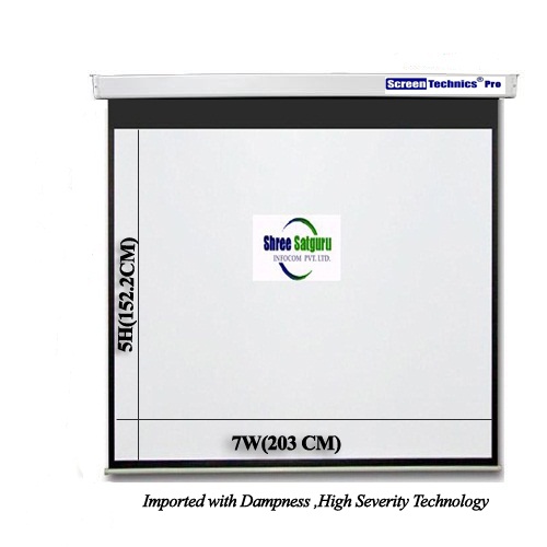 Buy Square Casing Projector Screen Size5 H 7 W 152.2 cm x 203 cm