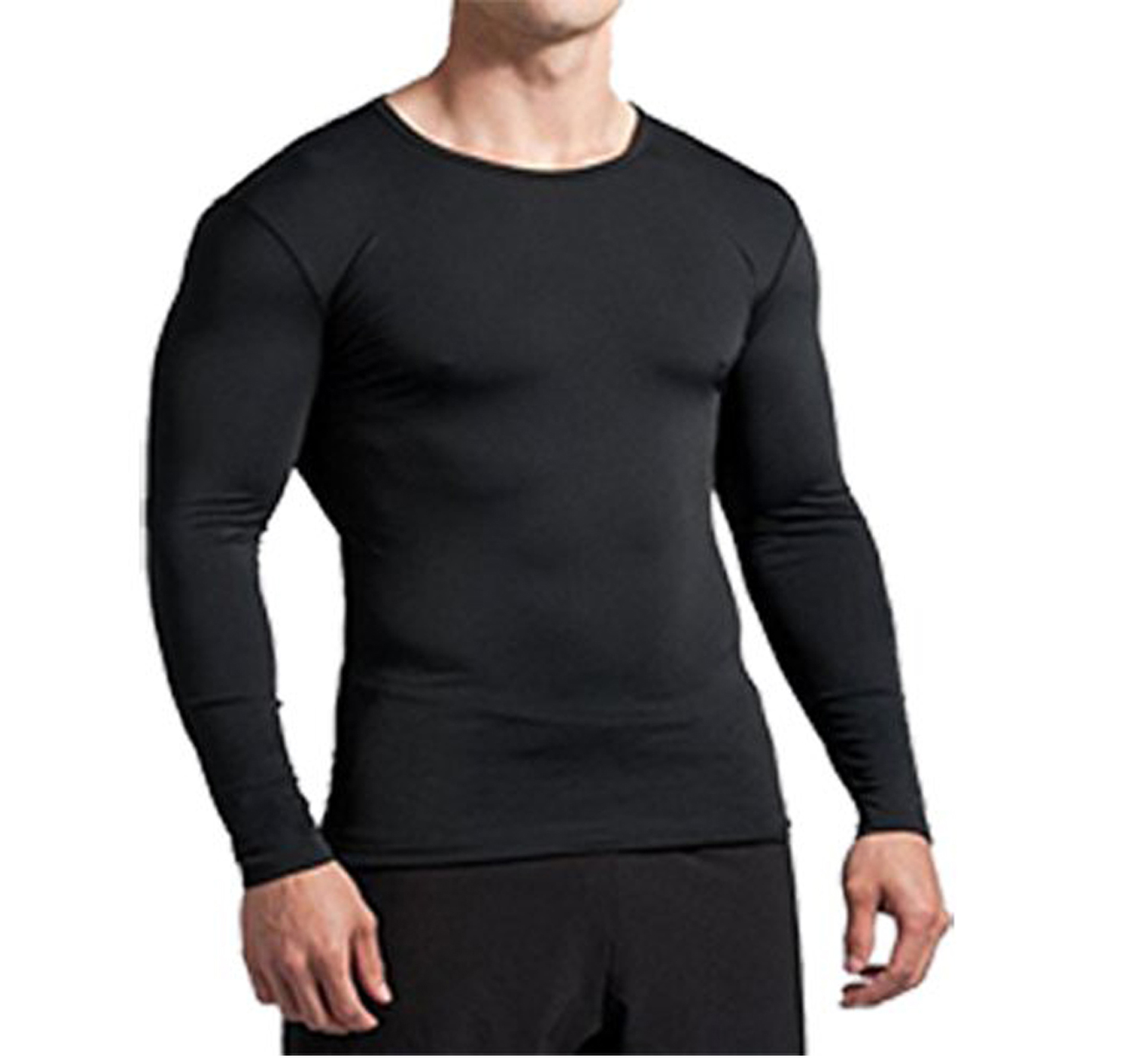 Buy Bloomun Full Sleeve Black Compression / Inner Tight Tops Online ...