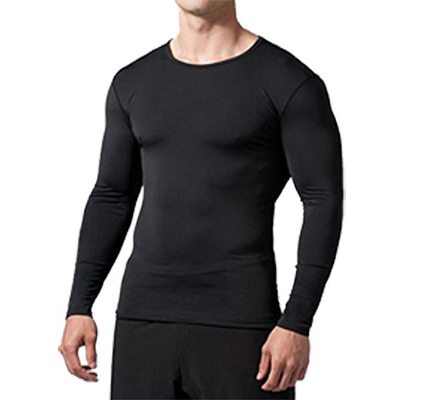 Buy Bloomun Full Sleeve Black Compression / Inner Tight Tops Online ...