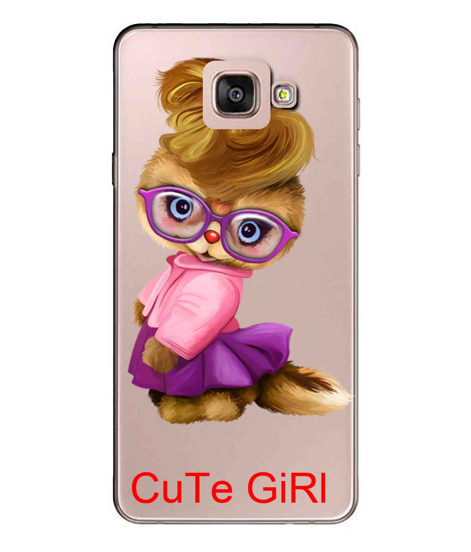 Buy Snooky Printed Cute Girl Mobile Back Cover of Samsung Galaxy A7 ...
