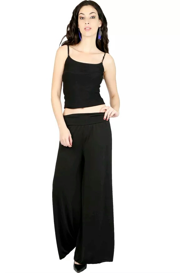 Buy Riya Black colour palazzo pant and trousers for girs,ladies,women ...