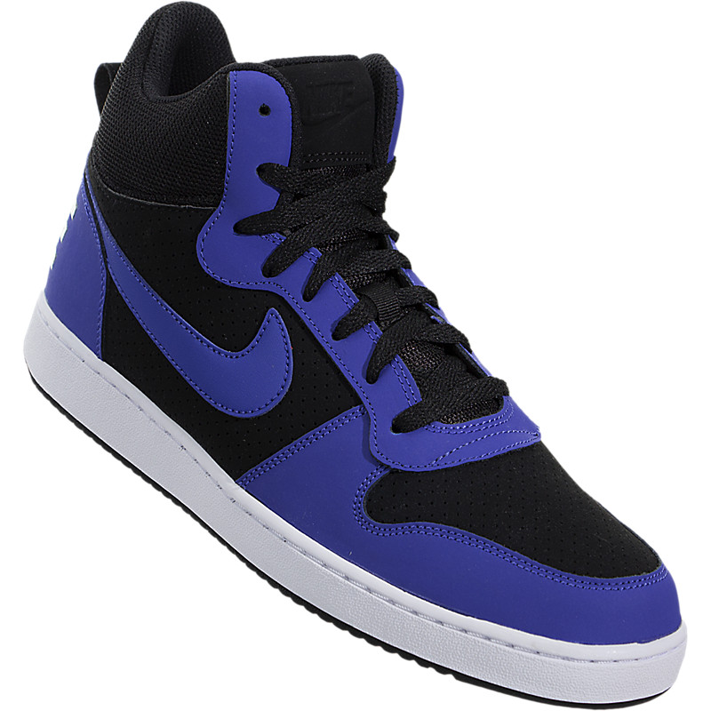 Buy Nike Court Borough Mid Men #39 S Blue Sneakers Online ₹5495 from
