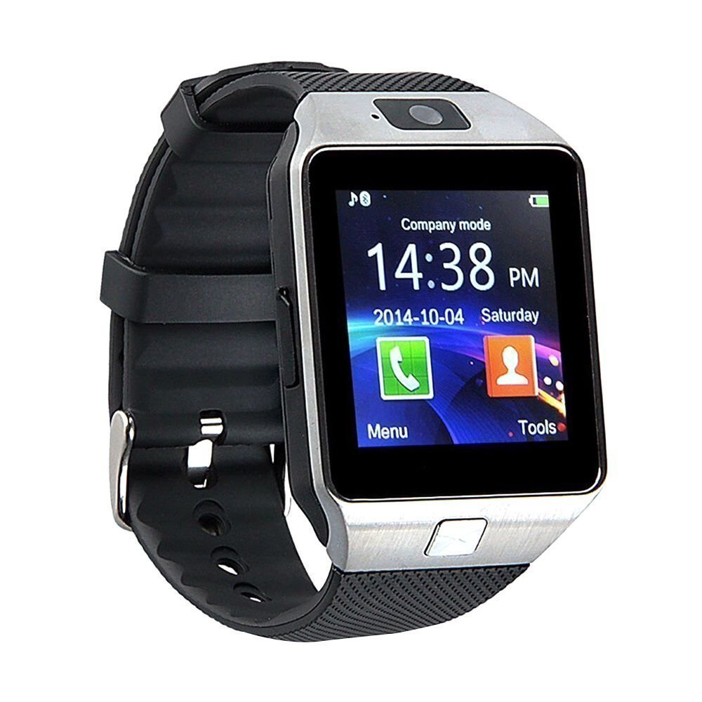 dz09 silver smartwatch
