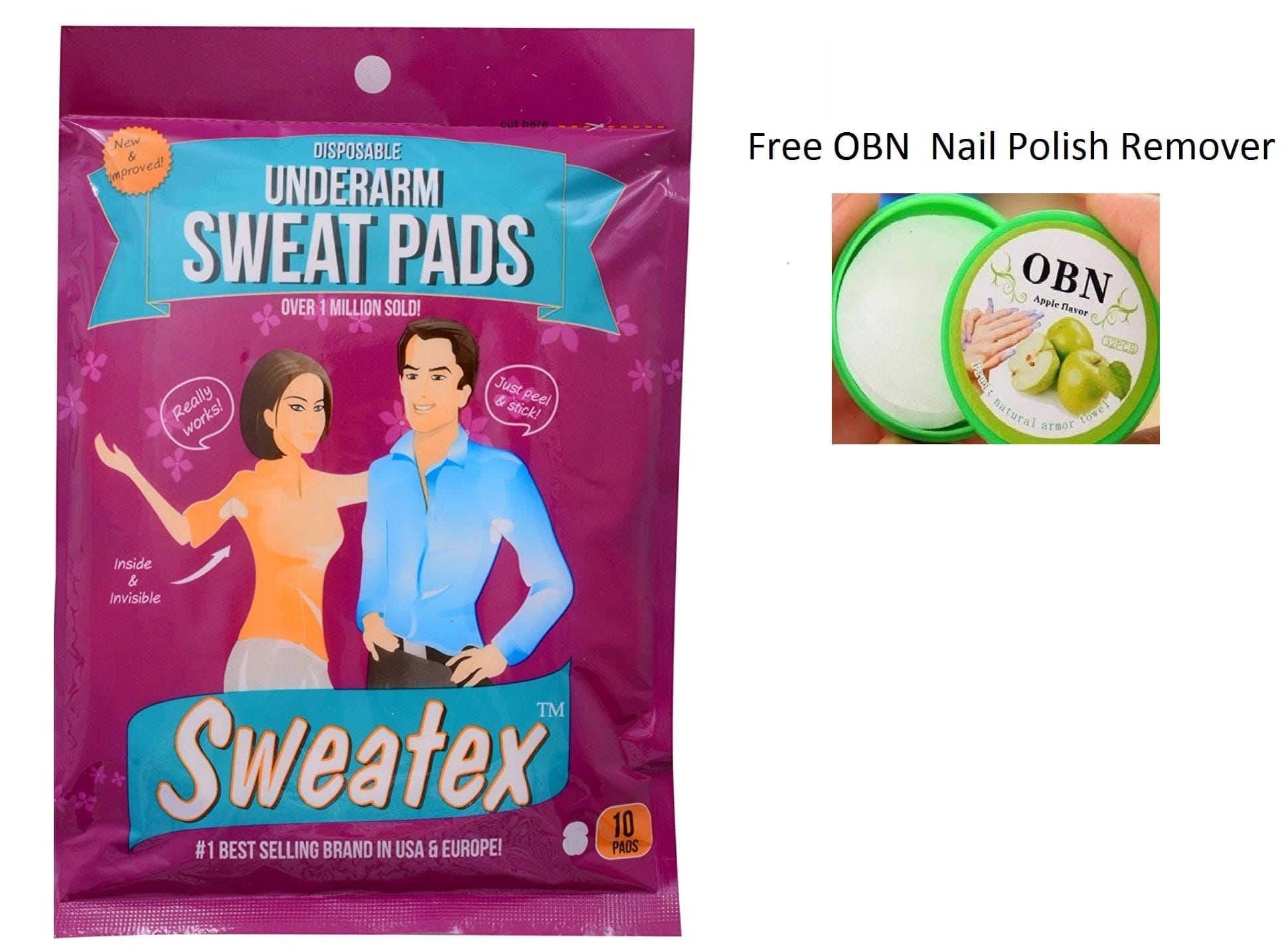 Buy Sweat Pads Disposable Underarm Sweat Pads ( Combo Of 2 Packs