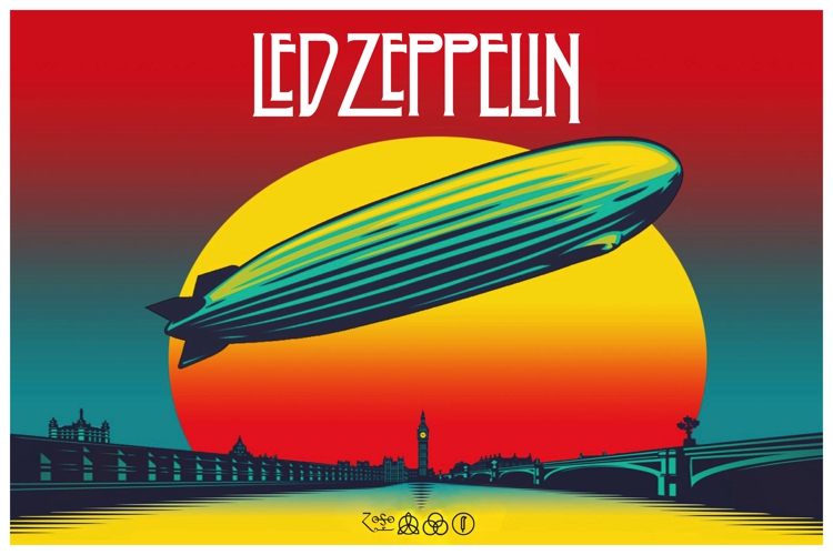 Buy Posterskart Led Zeppelin Mothership Album Art Poster (12 x 18 inch ...