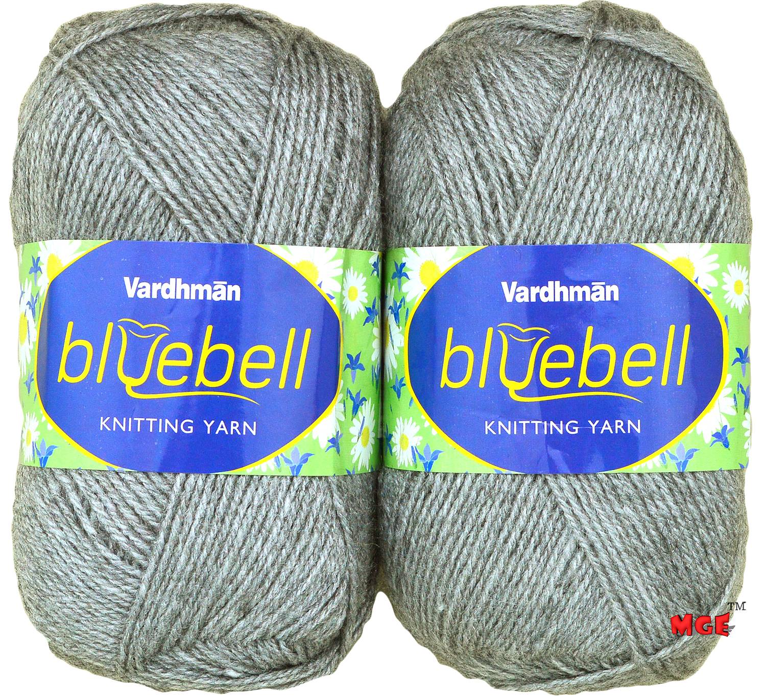 Buy Vardhman Rosemary / Bluebell Silver 300 gm hand knitting Soft