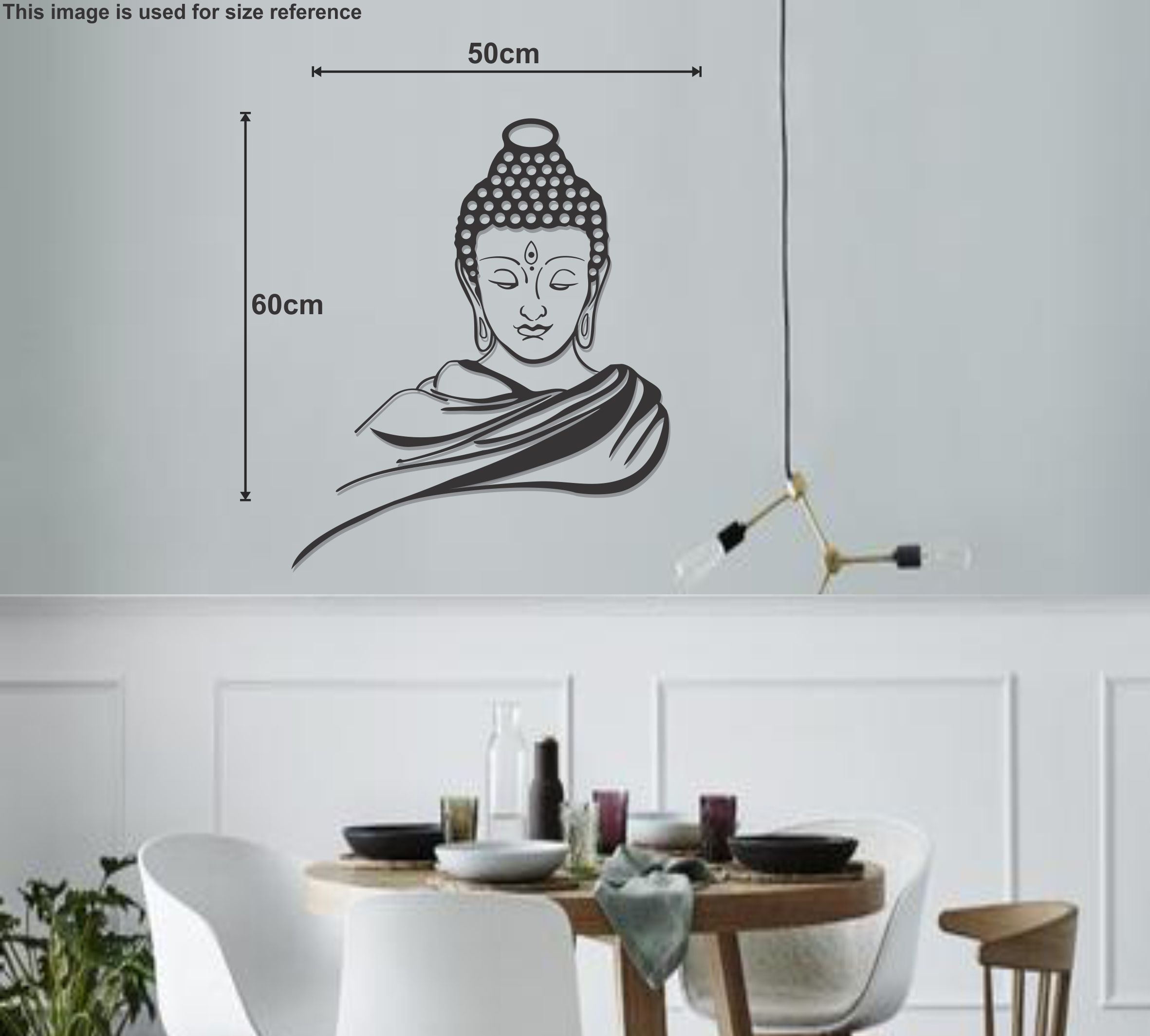 Buy Wall Dreams Vinyl Peaceful Buddha Religious Inspirational Black
