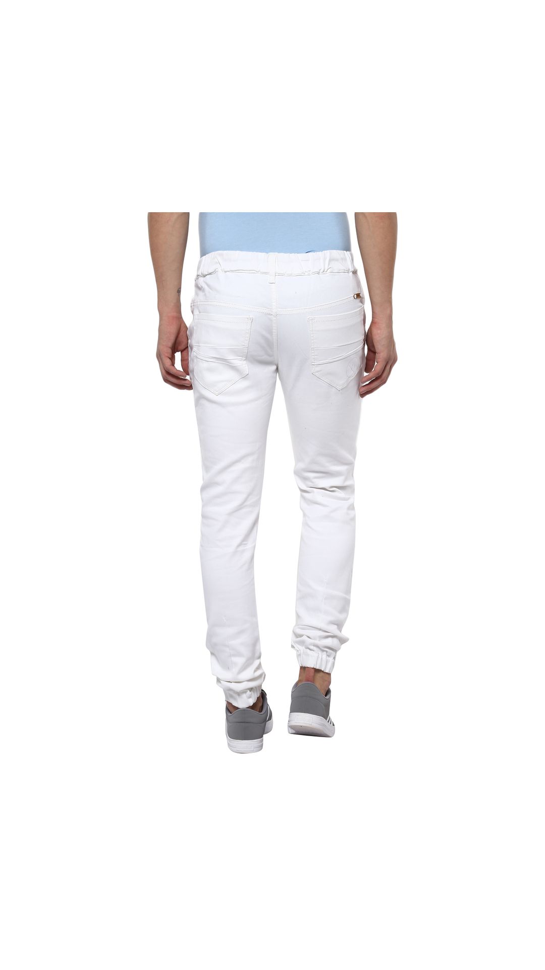 Buy Urbano Fashion Men's Stretchable Slim Fit White Jeans Online ₹859