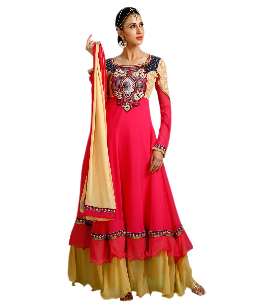 Shree Ganesh Nice Anarkali Semi Stiched Suit Prices In India Shopclues Online Shopping Store